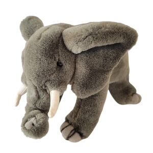 Jungle Joe’s Safari Friends Kate the Elephant Plush Gray 12” Stuffed Animal Toy
